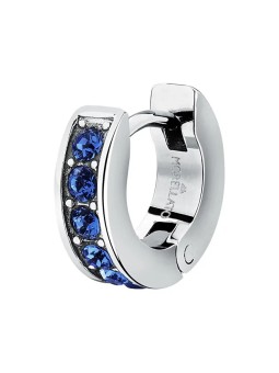 Morellato Orecchino singolo Motown SALS94 in acciaio con cristilla blu unisex