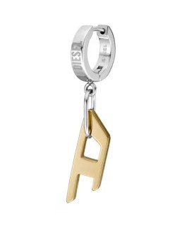 Diesel Elegante orecchino singolo con logo DX1419931 unisex