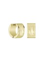 Lacoste Orecchini e cerchio placcati oro Backhand 2040436 unisex