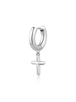 S'Agapõ Orecchino e cerchio singolo Cross Rogue SRG36 unisex