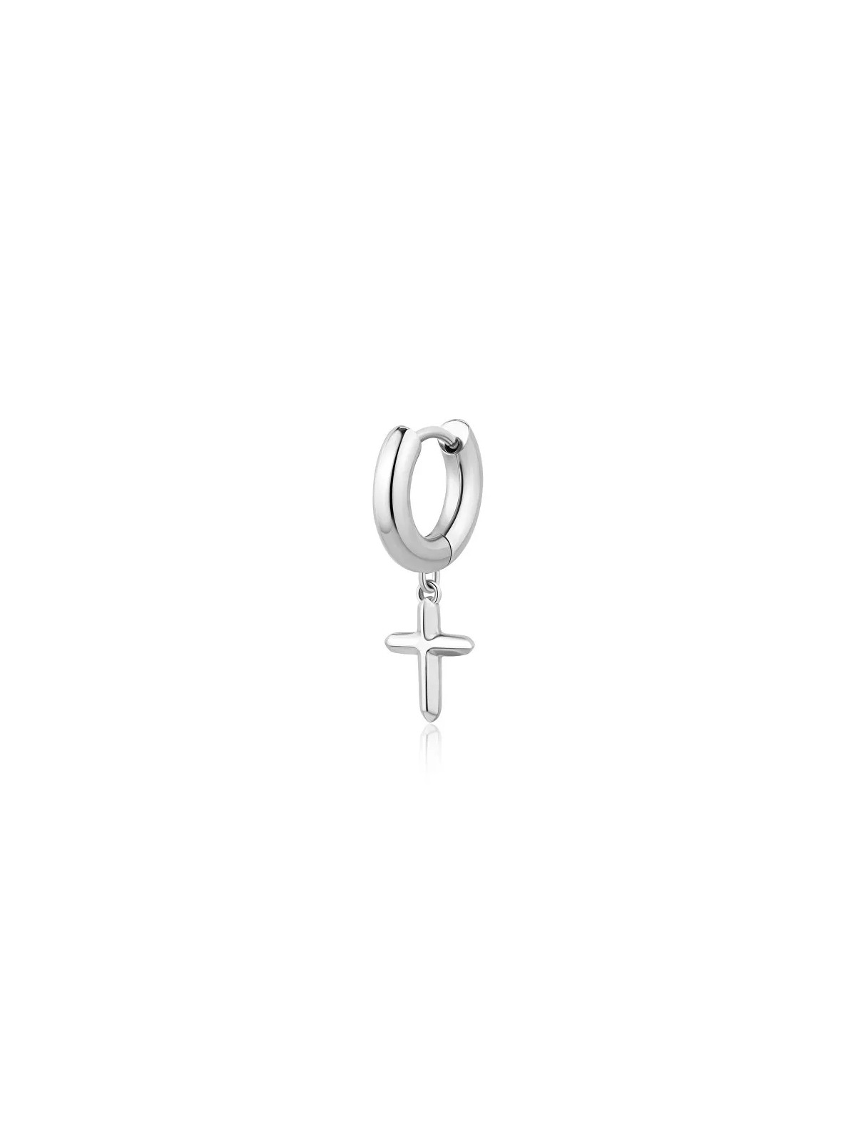 S'Agapõ Orecchino e cerchio singolo Cross Rogue SRG36 unisex
