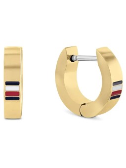 Tommy Hilfiger Orecchini a cerchio placcati in oro Orecchini da uomo 2790586 uomo