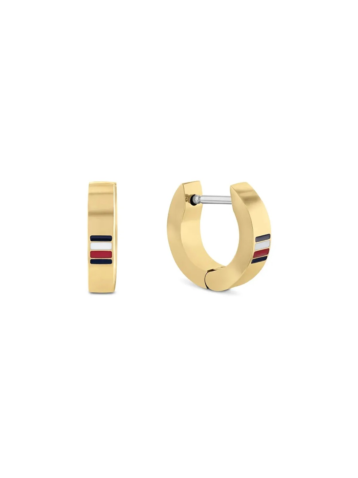 Tommy Hilfiger Orecchini a cerchio placcati in oro Orecchini da uomo 2790586 uomo
