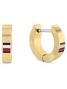 Tommy Hilfiger Orecchini a cerchio placcati in oro Orecchini da uomo 2790586 uomo