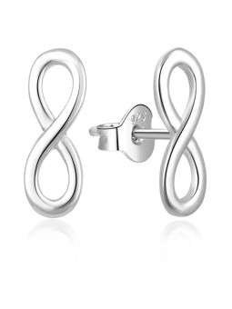 MOISS Eleganti orecchini Infinity in argento E0002325 donna