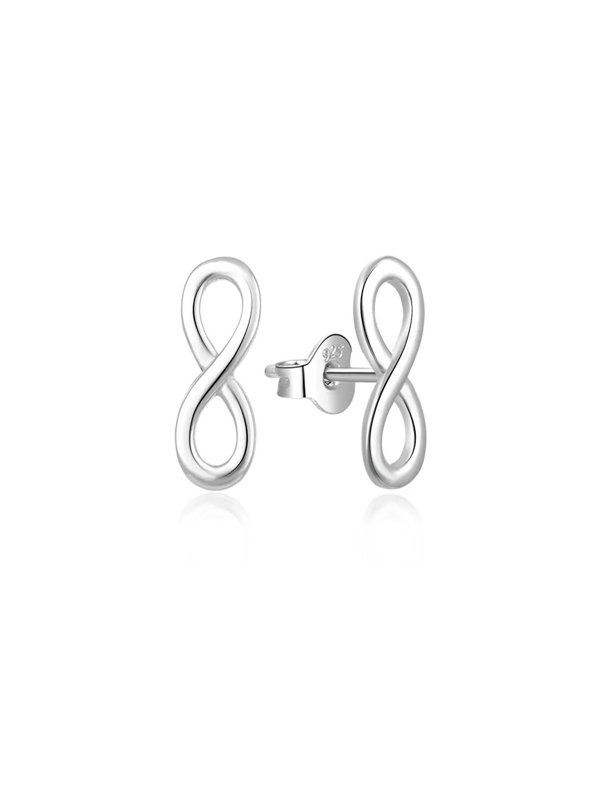 MOISS Eleganti orecchini Infinity in argento E0002325 donna