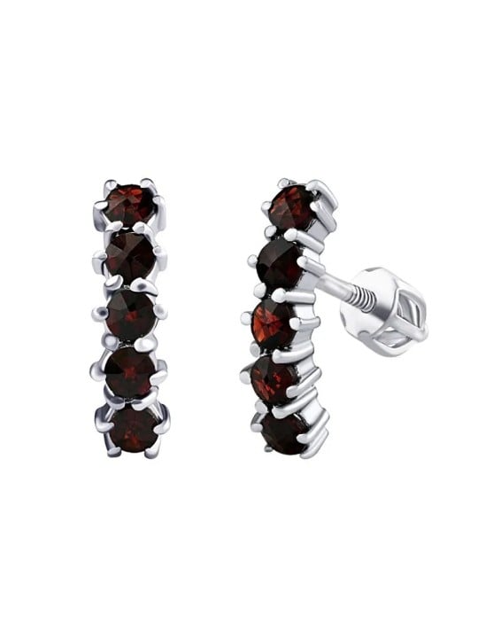 Silvego Orecchini Barno in argento con Brilliance Zirconia SILVEGOB380188SEGR donna
