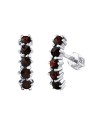 Silvego Orecchini Barno in argento con Brilliance Zirconia SILVEGOB380188SEGR donna