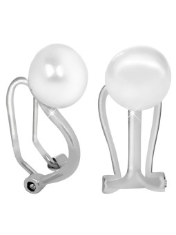 JwL Luxury Pearls Orecchini a clip in argento con perla destra JL0398 donna