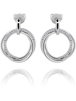 Modesi Orecchini in argento con zirconi cubici M23042 donna