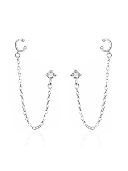 Agato Orecchini moderni in argento AGT-E041PW-EC donna