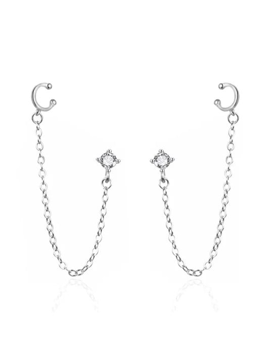 Agato Orecchini moderni in argento AGT-E041PW-EC donna