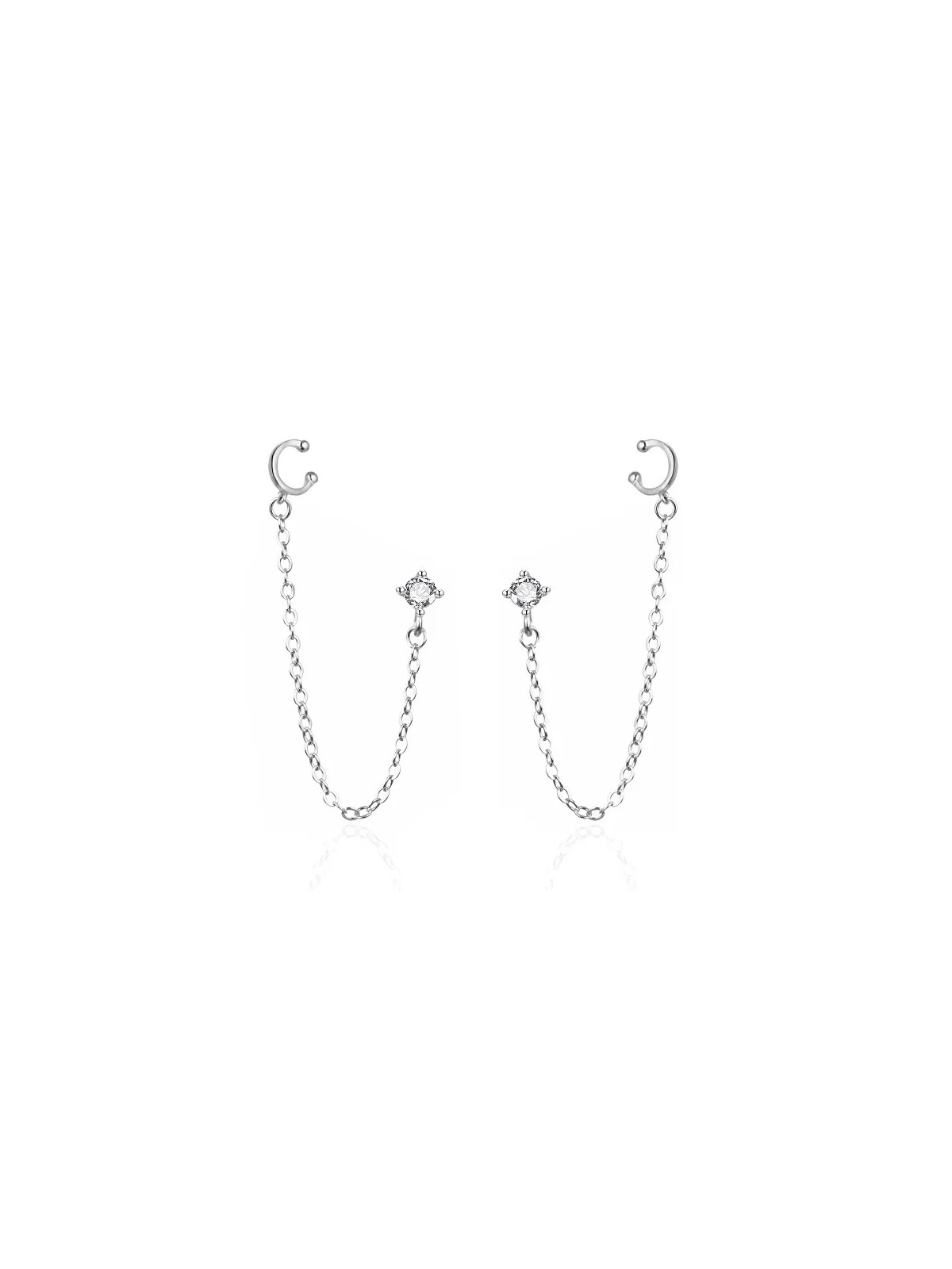 Agato Orecchini moderni in argento AGT-E041PW-EC donna