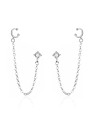 Agato Orecchini moderni in argento AGT-E041PW-EC donna
