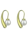 Marc Malone Orecchini placcati oro con perla artificiale Jennifer White Orecchini MCE24025G donna