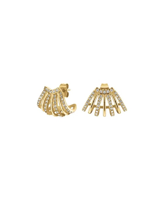 Rosefield Orecchini placcati oro abbaglianti con cristalli Swarovski JECCG-J1029 donna