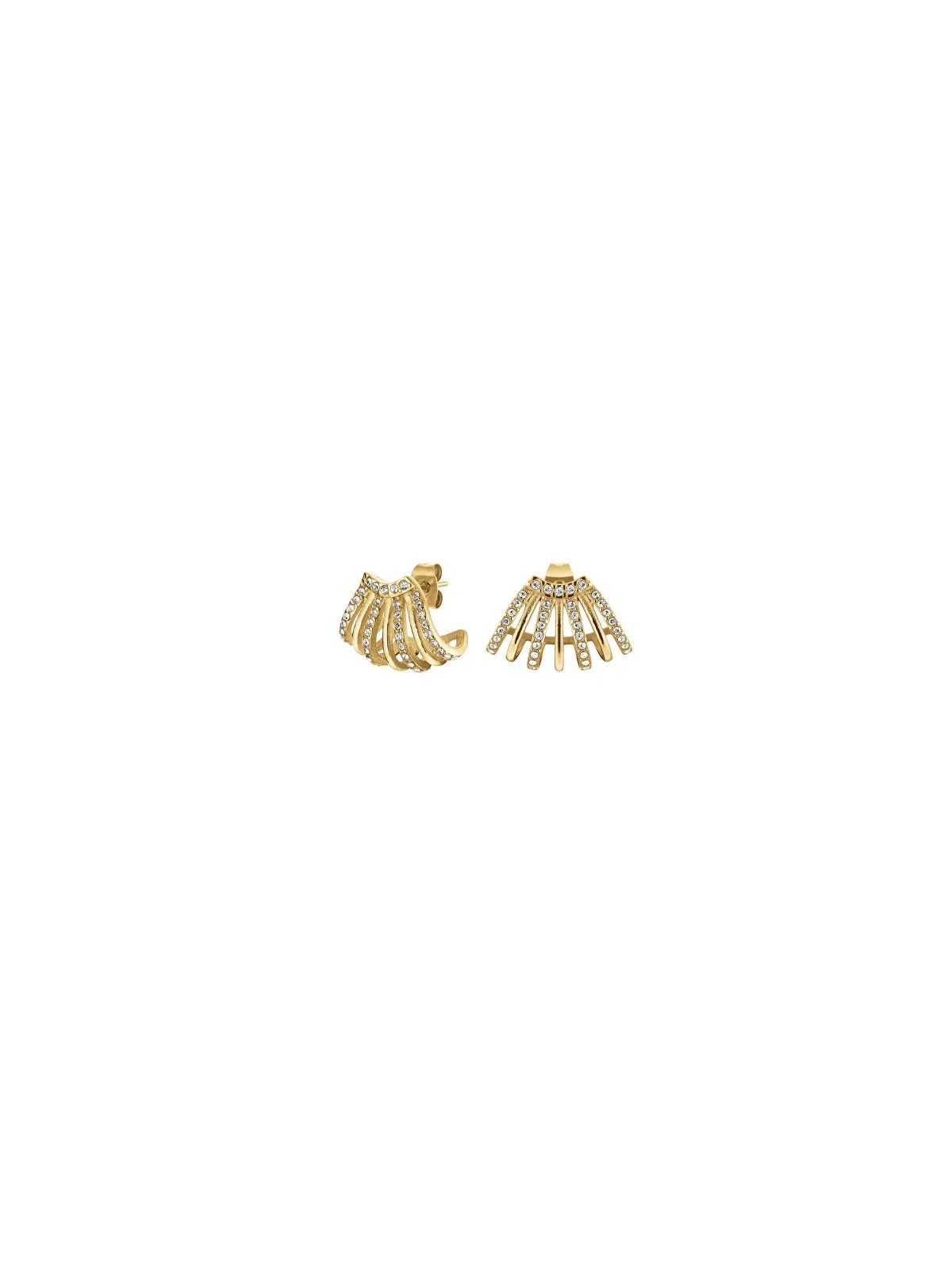 Rosefield Orecchini placcati oro abbaglianti con cristalli Swarovski JECCG-J1029 donna