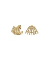 Rosefield Orecchini placcati oro abbaglianti con cristalli Swarovski JECCG-J1029 donna