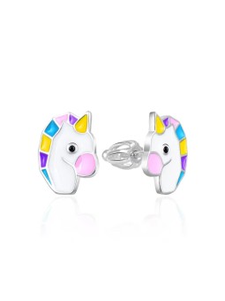Orecchini in argento per bambine Unicorni AGT-ED007S