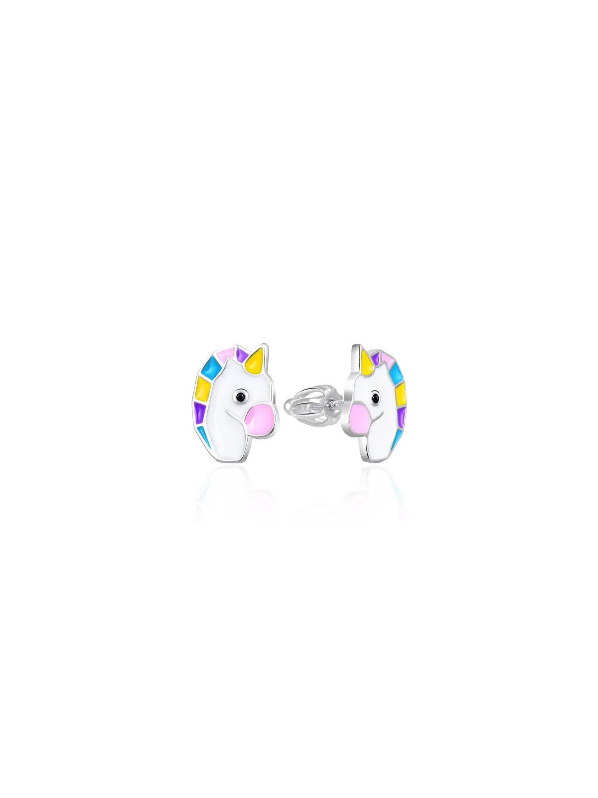 Orecchini in argento per bambine Unicorni AGT-ED007S