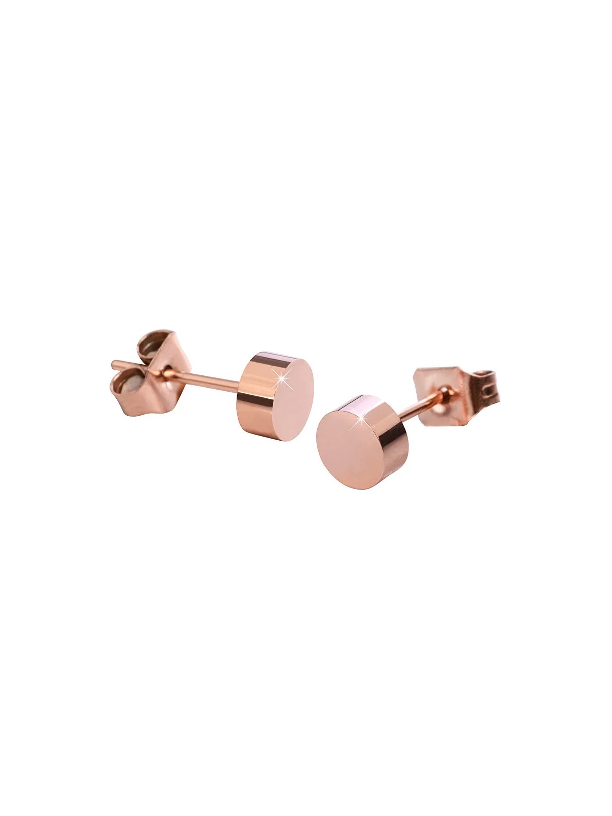 Troli Orecchini in acciaio placcato oro rosa modello KE-005 donna