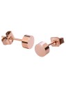 Troli Orecchini in acciaio placcato oro rosa modello KE-005 donna