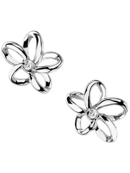 Hot Diamonds Orecchini Paradise a petalo aperto DE248 donna