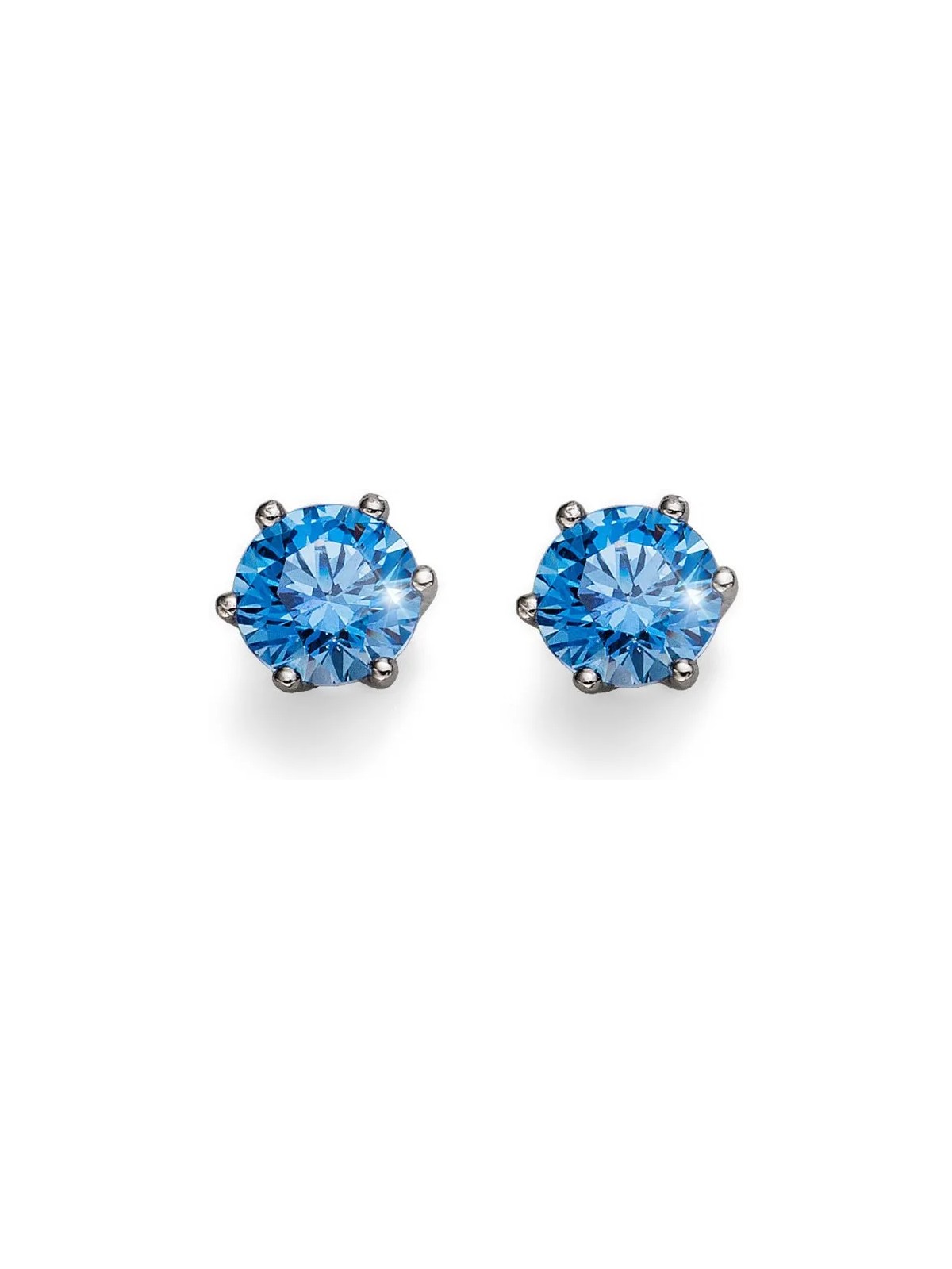 Oliver Weber Orecchini in argento con cristalli blu Morning Brilliance Medium 62.066 BLU donna