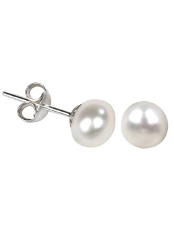 Orecchini JwL Luxury Pearls realizzati con perle bianche autentiche donna