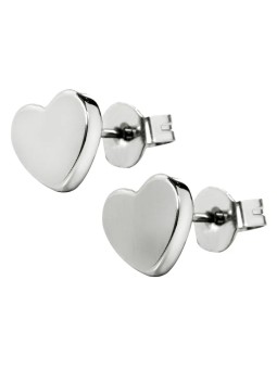 Troli Orecchini a forma di cuore in acciaio KES-026 donna