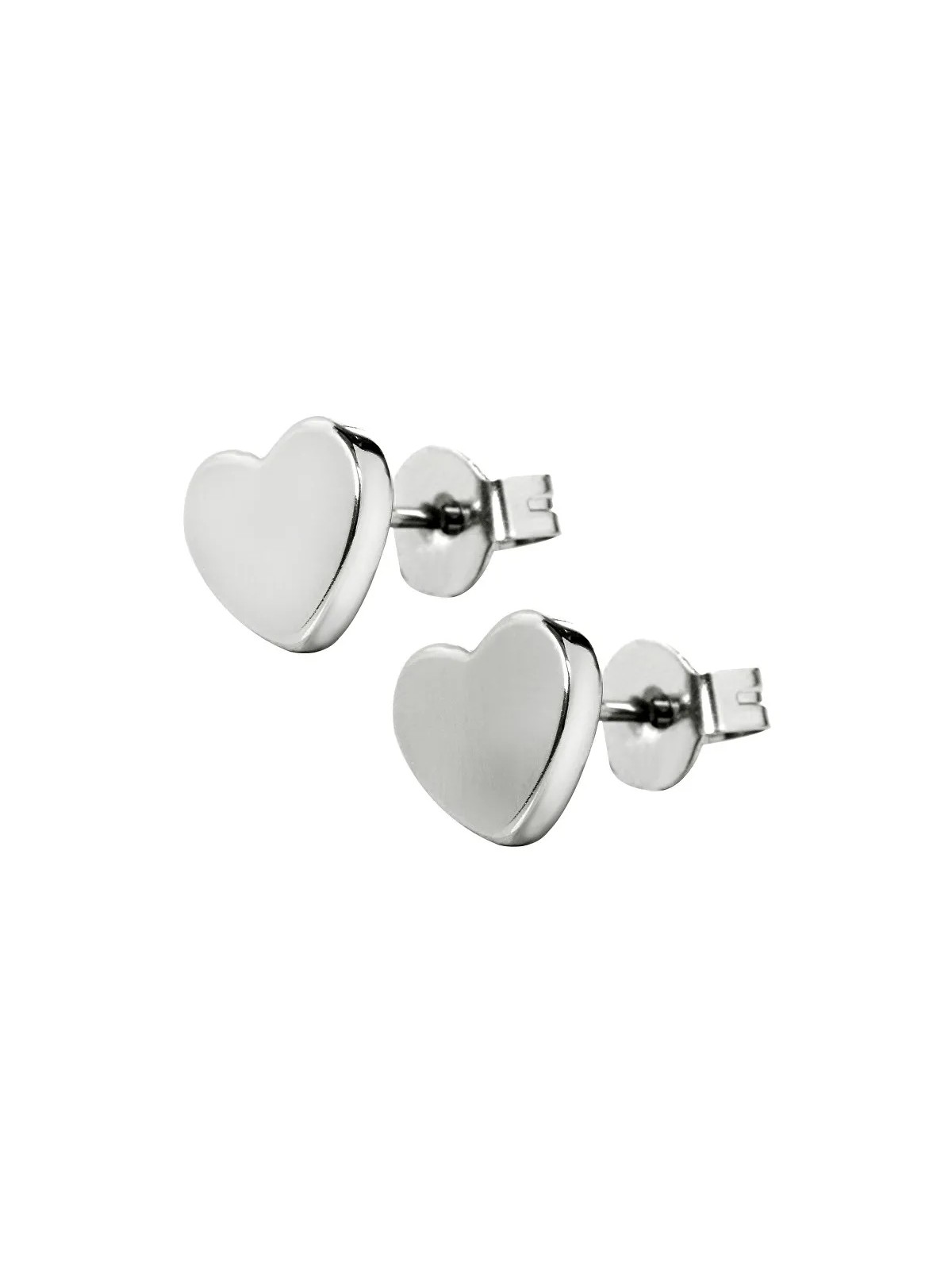 Troli Orecchini a forma di cuore in acciaio KES-026 donna