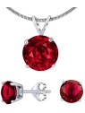 Parure gioielli in argento Silvego con cristallo JJJS7RR1 (orecchini, pendente) donna