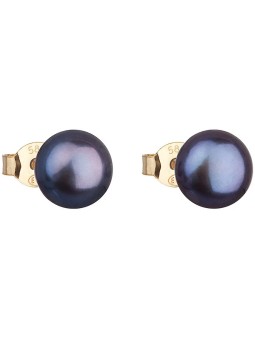 Evolution Group Orecchini placcati oro con perle vere Pavona 921042.3 pavone donna