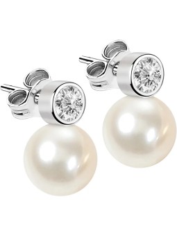 Morellato Orecchini in argento con perle vere Perla SANH04 donna