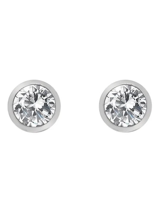 Hot Diamonds Orecchini in argento con topazio e diamante autentico Willow DE584 donna
