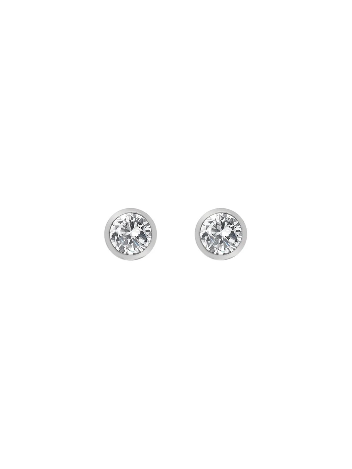 Hot Diamonds Orecchini in argento con topazio e diamante autentico Willow DE584 donna