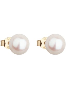 Evolution Group Orecchini in oro con perle vere Pavona 921042.1 donna