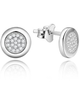 Benetto Orecchini a bottone in argento AGUP1187 donna