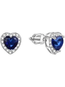 Benetto Orecchini a cuore glitterato AGUP1487S donna