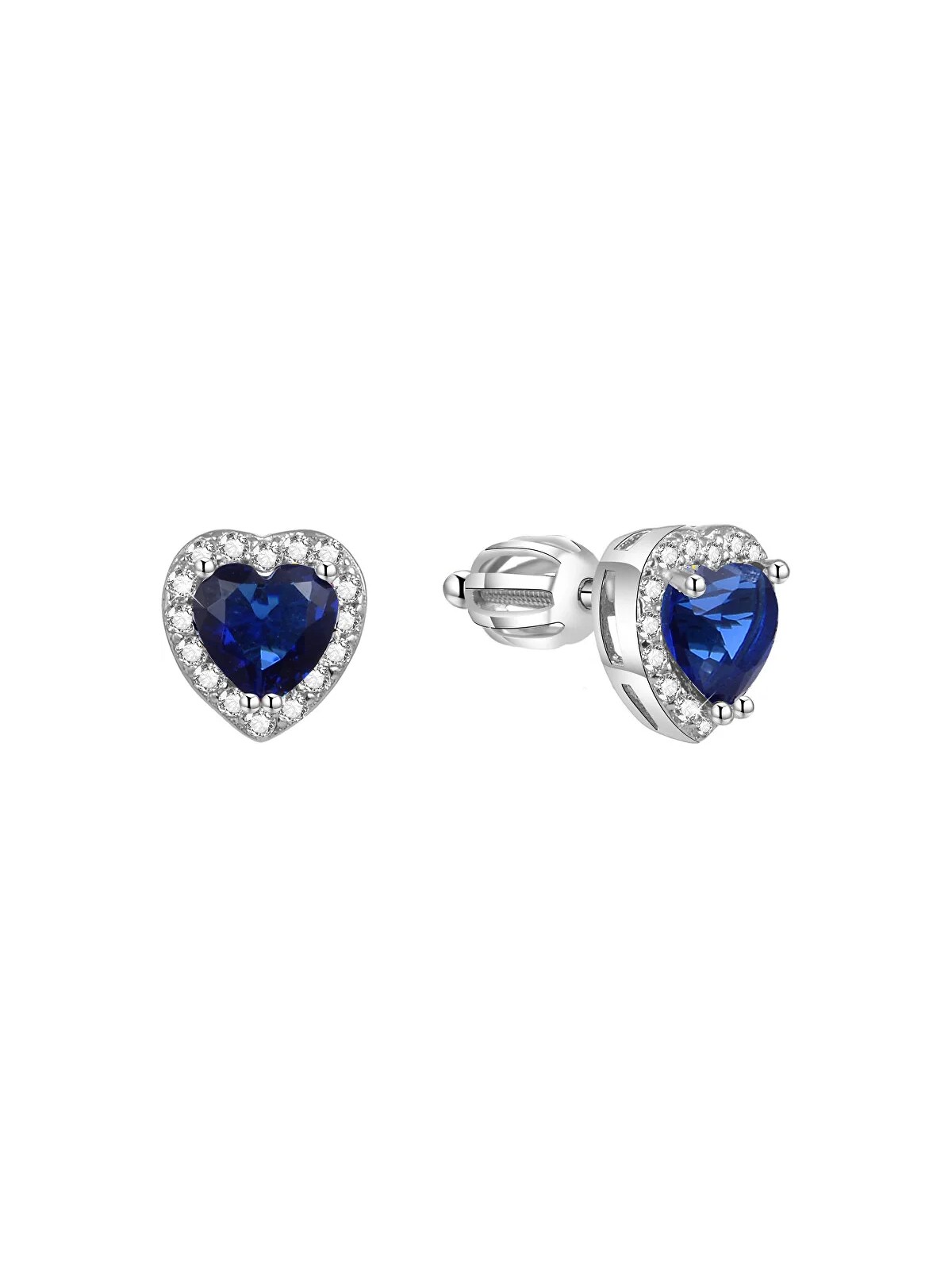 Benetto Orecchini a cuore glitterato AGUP1487S donna