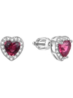 Benetto Orecchini a cuore glitterato AGUP1488S donna