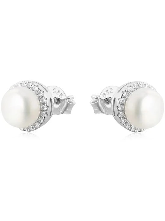 Beneto Orecchini in argento con gemme e perle AGU131 donna