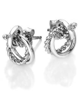 Hot Diamonds Orecchini in argento con diamante autentico Jasmine DE610 donna