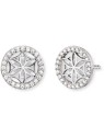 Engelsrufer Orecchini in argento Fiore della vita con zirconi ERE-LILLIFL-ZST donna