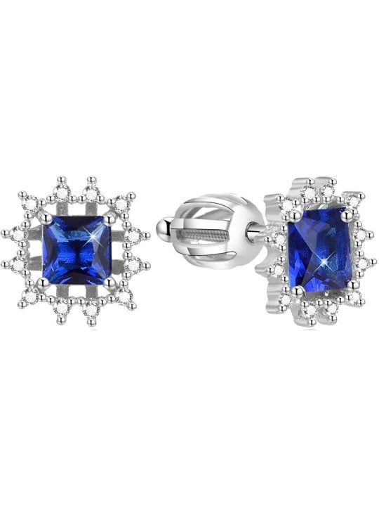 Beneto Orecchini in argento glitterato AGUP1518S donna