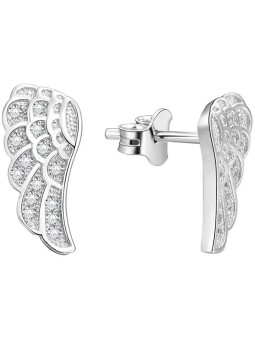 Beneto Orecchini in argento con ali d'angelo AGUP1182 donna