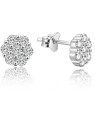 Beneto Orecchini in argento fiori AGUP1189 donna