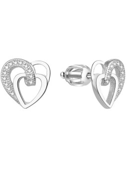 Beneto Orecchini a cuore in argento AGUP1527S donna