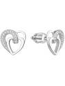 Beneto Orecchini a cuore in argento AGUP1527S donna