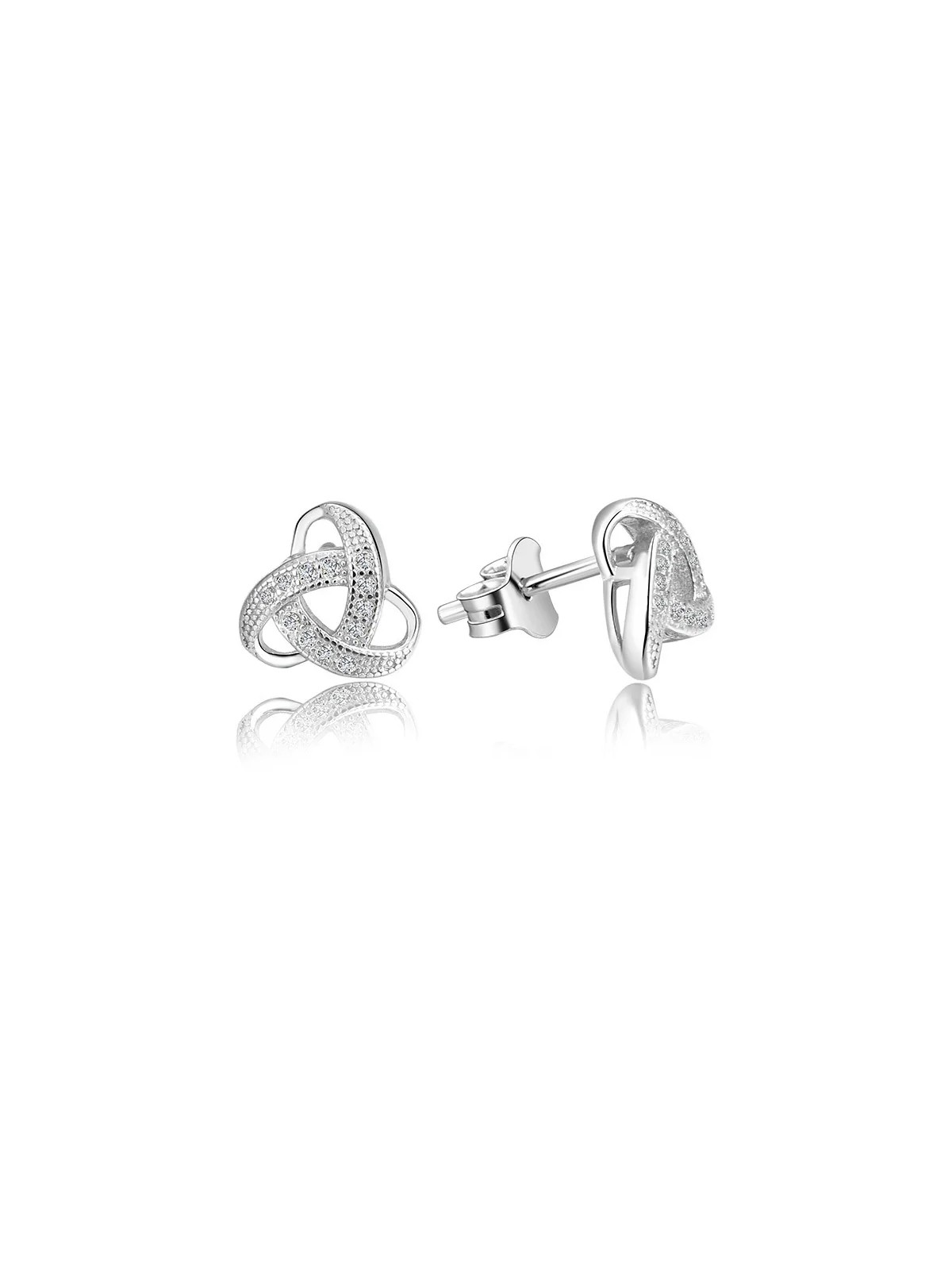 Benetto Orecchini a nodo in argento AGUP1190 donna